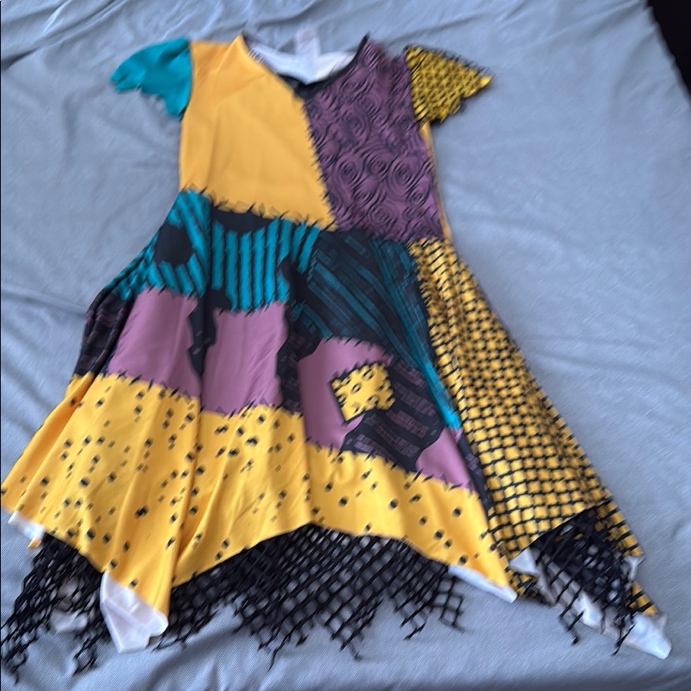 Disney Yellow and Purple Halloween Costume with Asymmetrical Design